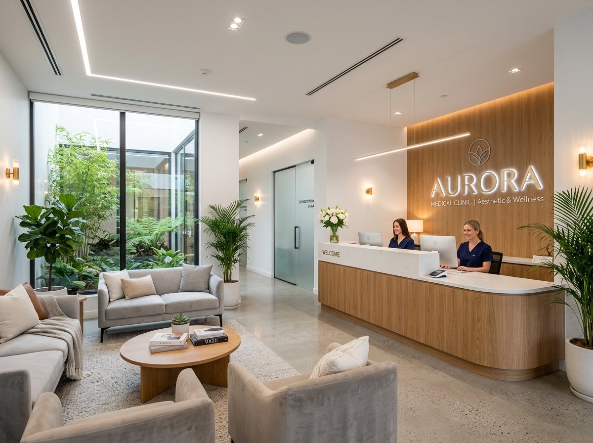 Interior Lobby Klinik Modern SolusiKlinik